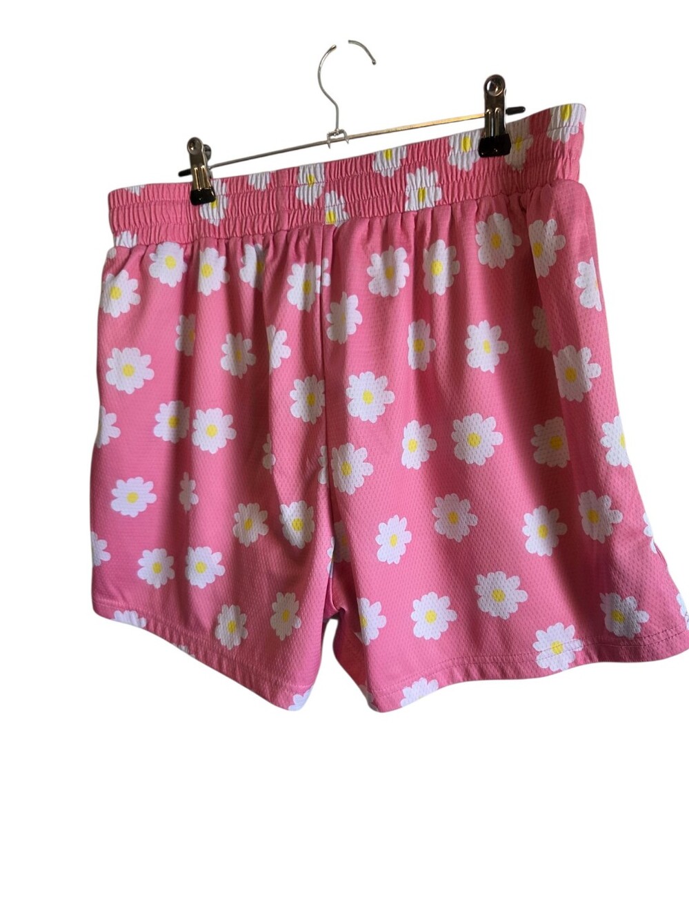 Kill Crew Unisex Pink White Daisy Athletic Logo Shorts Size 3X ~ Pre-Owned - Picture 6 of 8